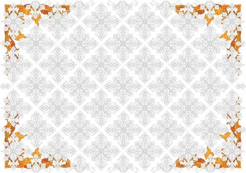 Thai pattern37 Stock Illustration