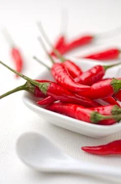 Thai peppers Stock Photos