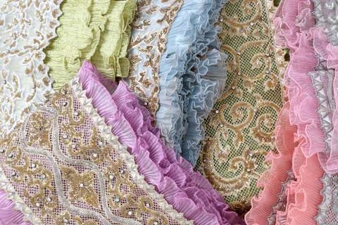 Thai Pleat Shawl Stock Photos