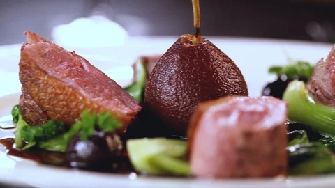 Thai Pork Dish Stock Footage 90939194