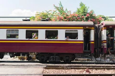 Thai railway train Foto stock