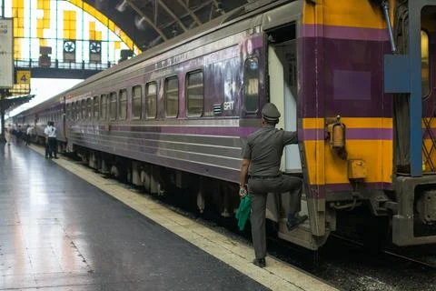 Thai railway train Stock-Fotos
