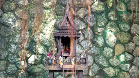 Thai Religious shrine Stock Footage 301144710