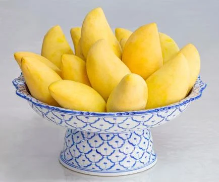 Thai ripe mango Stock Photos