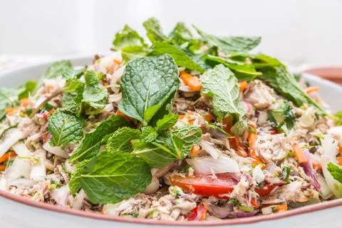 Thai saba salad Stock Photos