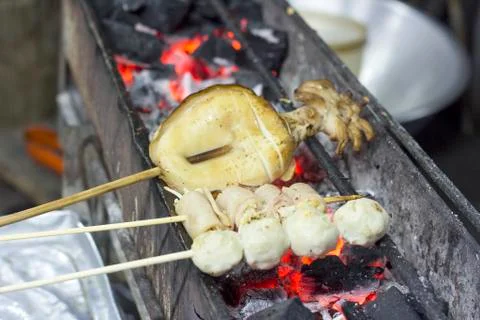 Thai sausage Stock Photos