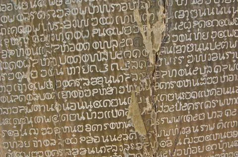 Thai scripture Stock Photos