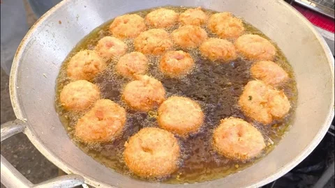 Thai shrimp cake Stock-Footage 328437369