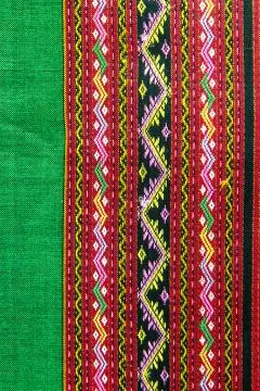 Thai silk background,pattern of thailand handmade Stock Photos