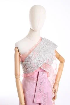 Thai Silk Dressed Stock Photos