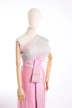 Thai Silk Dressed Stock Photos