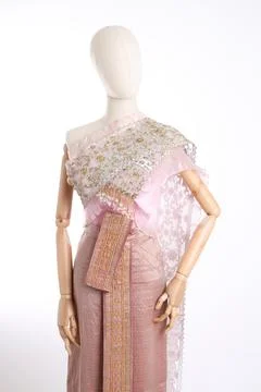 Thai Silk Dressed Stock Photos