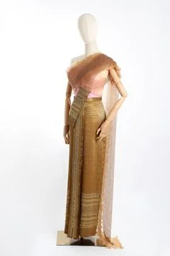 Thai Silk Dressed Stock Photos
