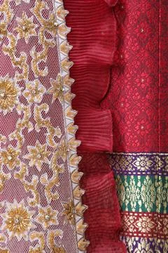 Thai Silk Dressed Stock Photos