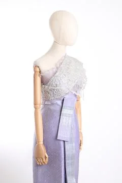 Thai Silk Dressed Stock Photos