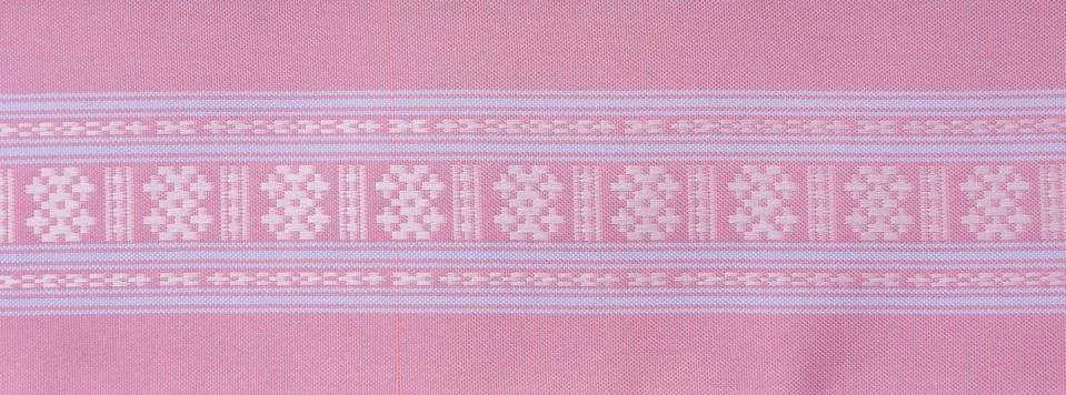 Thai silk fabric pattern background Stock Photos