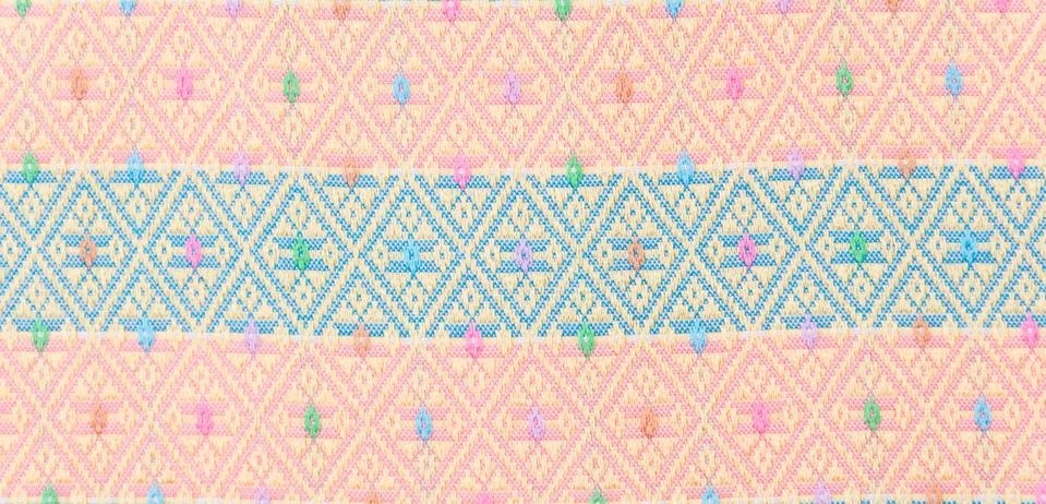 Thai silk fabric pattern background 스톡 사진