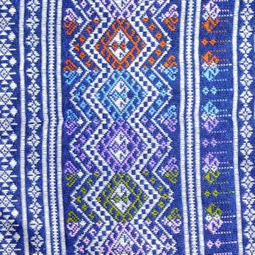 Thai silk fabric pattern  Stock Photos