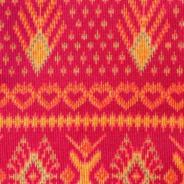 Thai silk fabric pattern Stock-Fotos