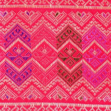Thai silk fabric pattern Stock Photos