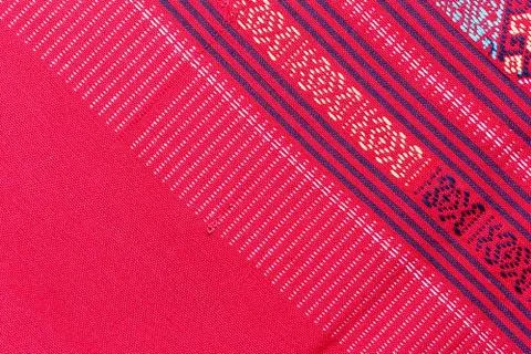 Thai silk fabric pattern Stock Photos