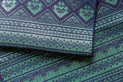 Thai silk fabric pattern Stock Photos