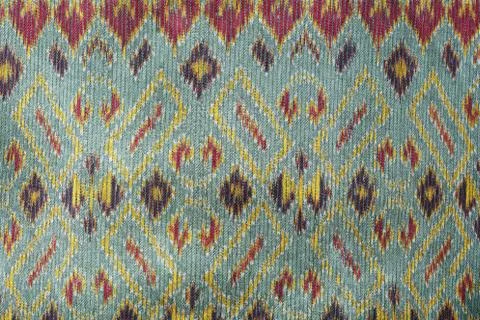 Thai silk fabric pattern Stock Photos