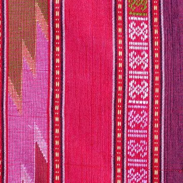 Thai silk fabric pattern Stock Photos
