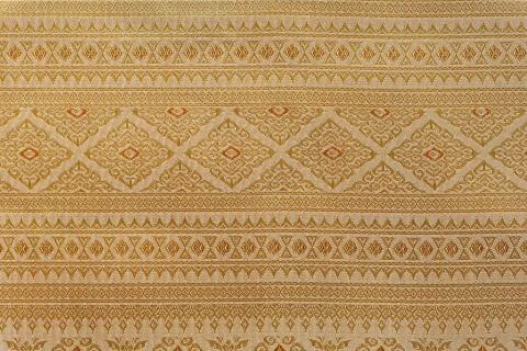 Thai silk fabric pattern Stock Photos