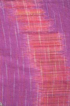 Thai silk fabric in studio light Stock Photos