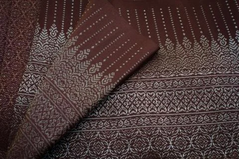 Thai silk Stock Photos