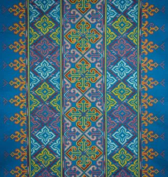 Thai Silk. Stock Photos