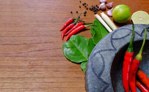 Thai spices herb Stock Photos