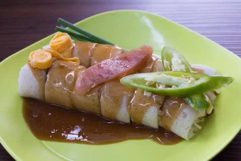 Thai Spring Roll Stock Photos