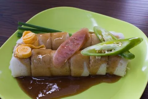 Thai Spring Roll Stock Photos