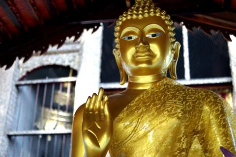 Thai Statue of Buddha Stock Photos