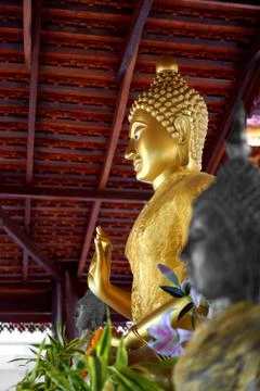 Thai Statue of Buddha Stock Photos