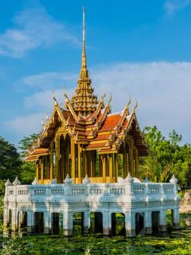 Thai stlye pavilion Stock Photos