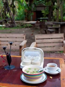 Thai style breakfast Stock Photos