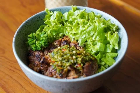 Thai-style chicken dish Stock Photos