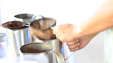 Thai style coffe 스톡 동영상 35695885