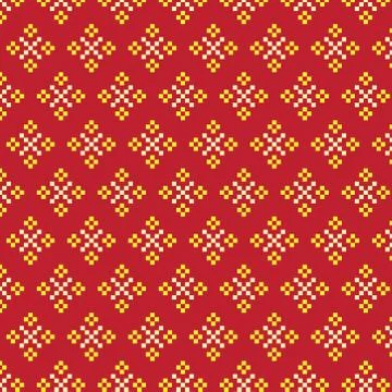 Thai style design form by pixel - abstract background Stock Illustration
