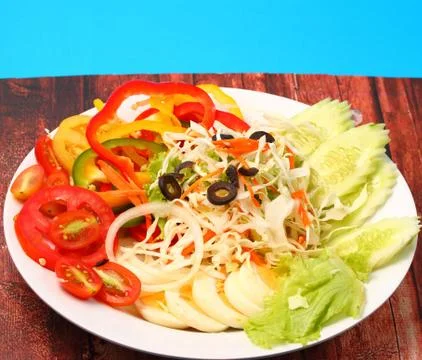 Thai style egg salad Stock Photos