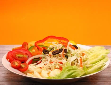 A thai style egg salad Stock Photos