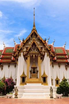 Thai style temple Foto stock