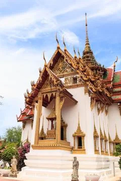 Thai style temple Stock Photos