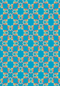 Thai style wallpaper Stock Illustration