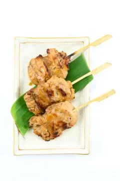 Thai styled pork babeque Stock Photos