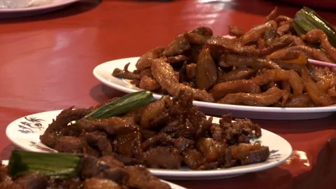 Thai Sun-Dried Beef Dish (Neua Dad Diao) Stock Footage 324388823