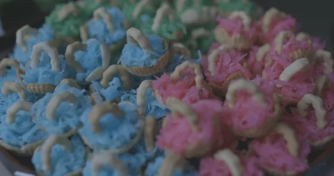 Thai sweets snack Video stock 100534546